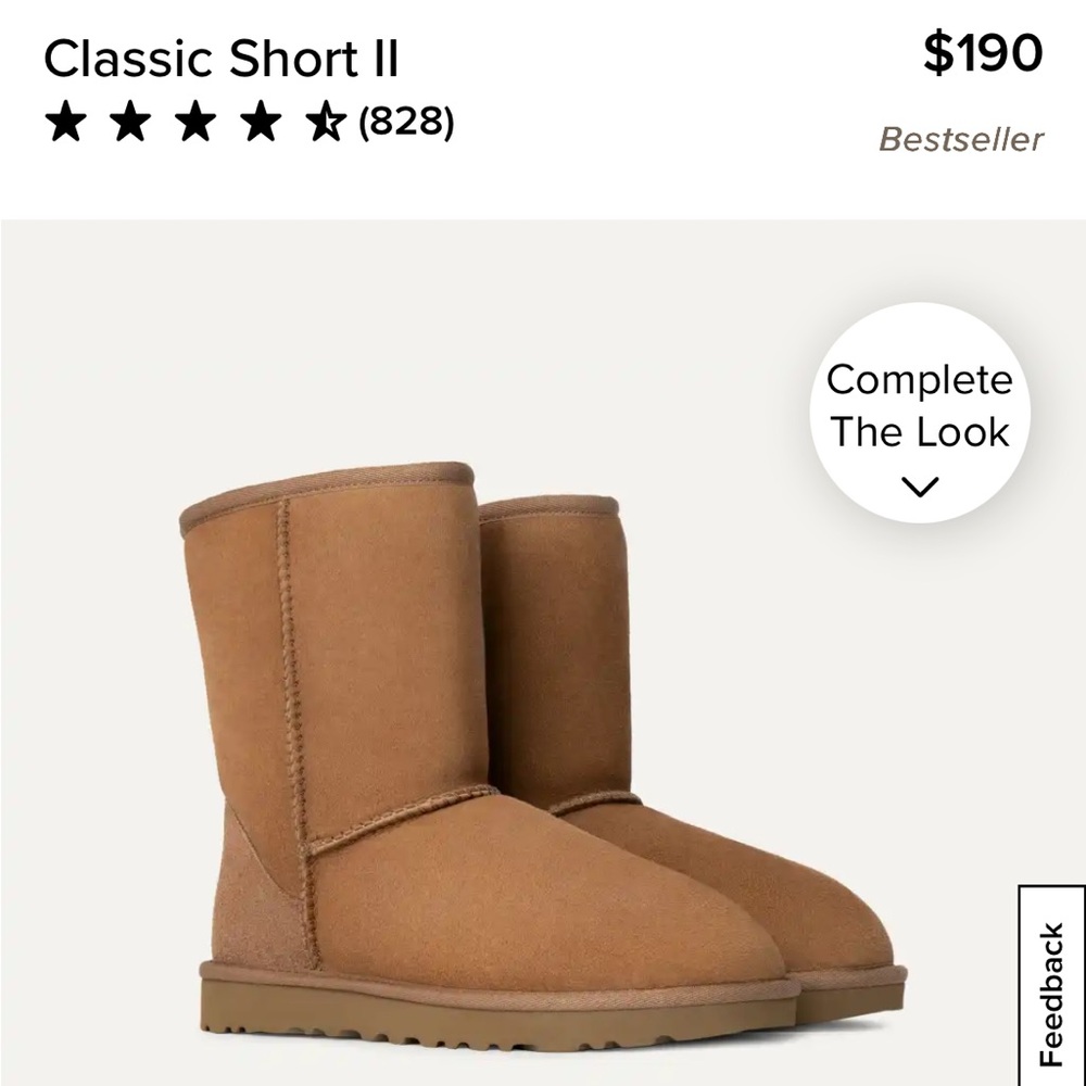 UGG Classic Short Chestnut